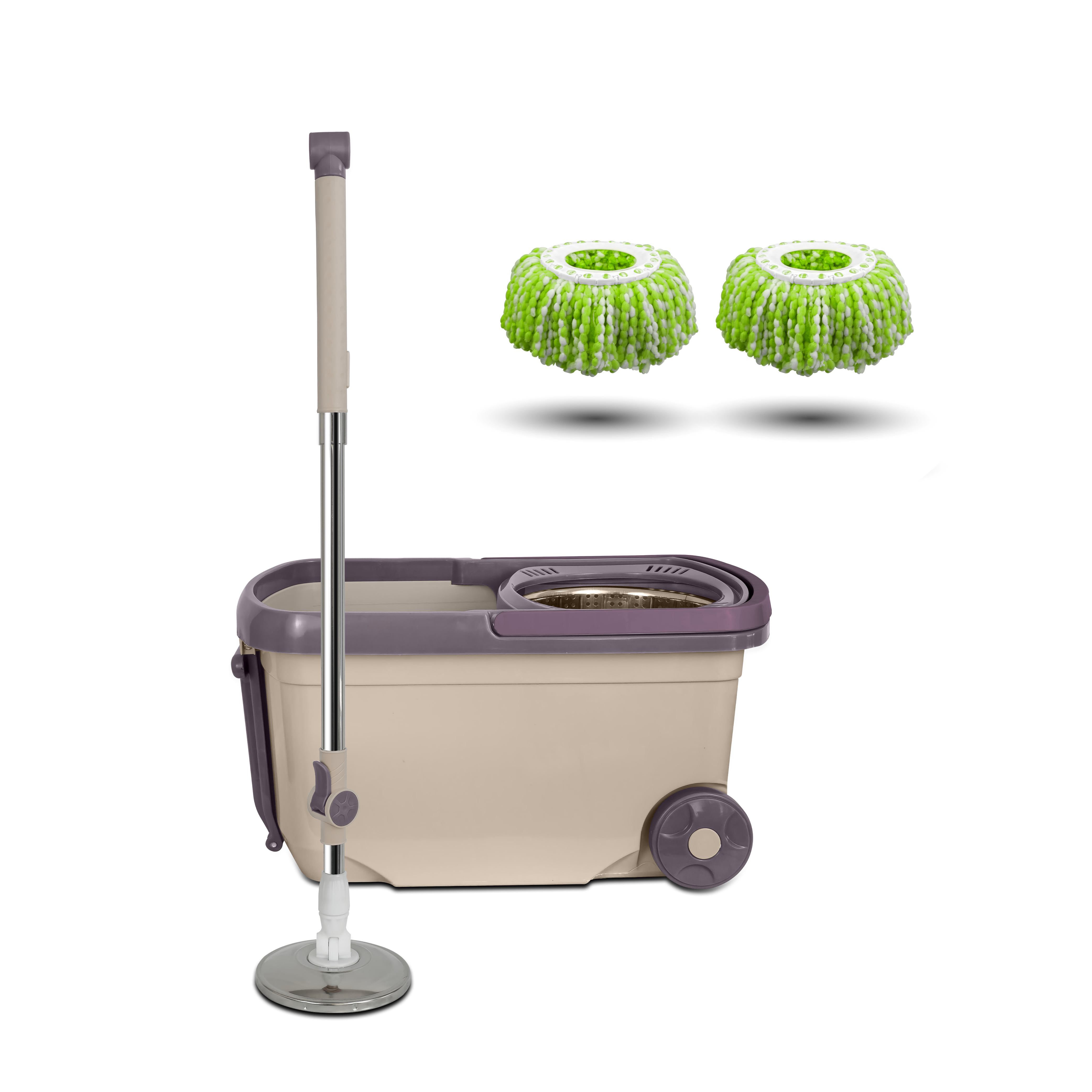 ชุดถังปั่นม็อบ SJEASYMOP รุ่น CARRY สีครีม_1